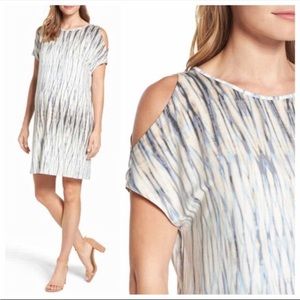 NWT Tart Caia Oversized Soft Modal Cold Shoulder Dress, Water Reflection…